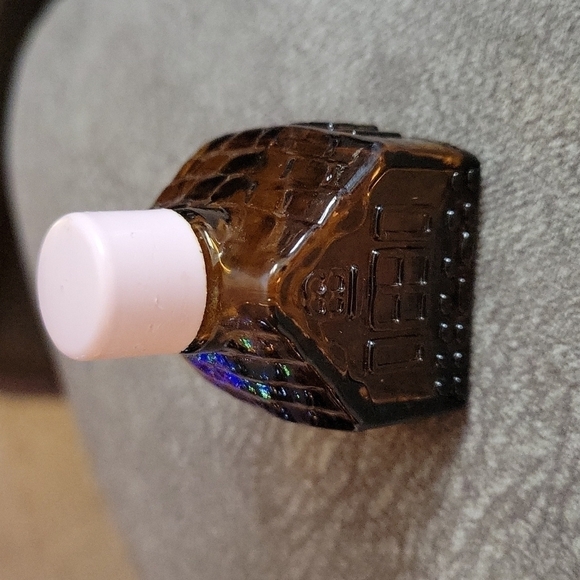 3/$30 Vtg AVON 1980s Glass Perfume Bottles Angel Gingerbread House - Picture 5 of 8